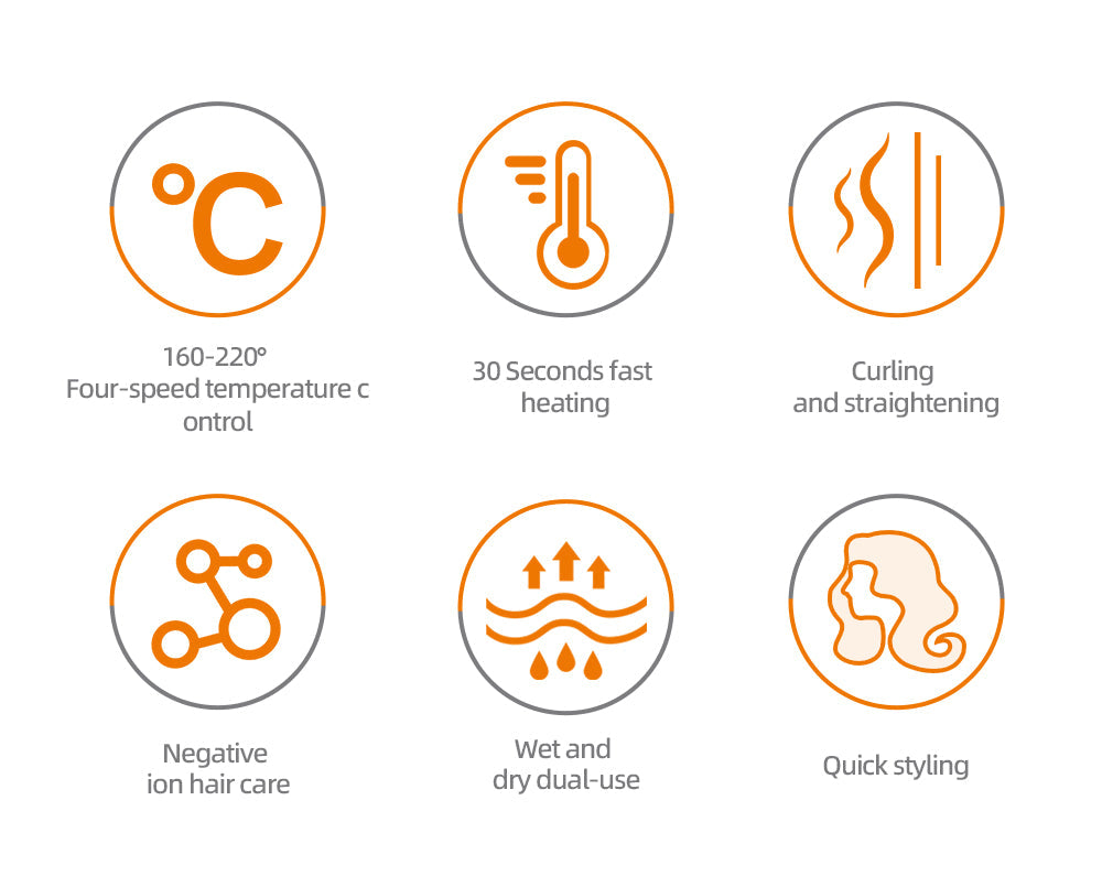 Perie Rotativă cu Uscător HALEY – Feon 2 în 1, 1000W, 2 Trepte Viteză, Coafare Rapidă și Volum, Design Elegant Negru